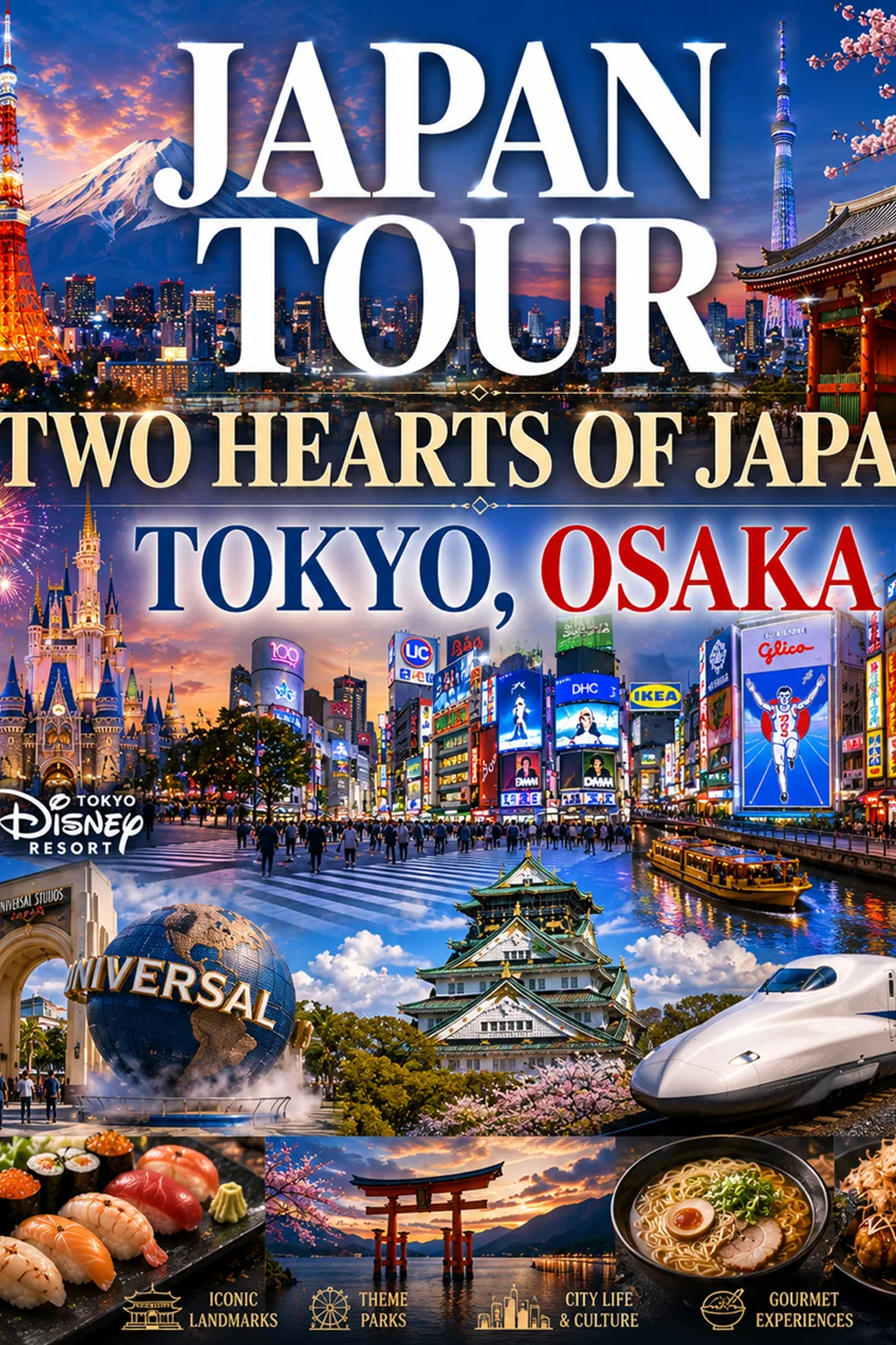 Japan tour street scene